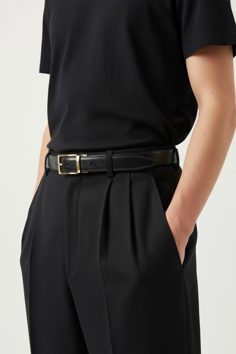 Gold dot Reversible Belt