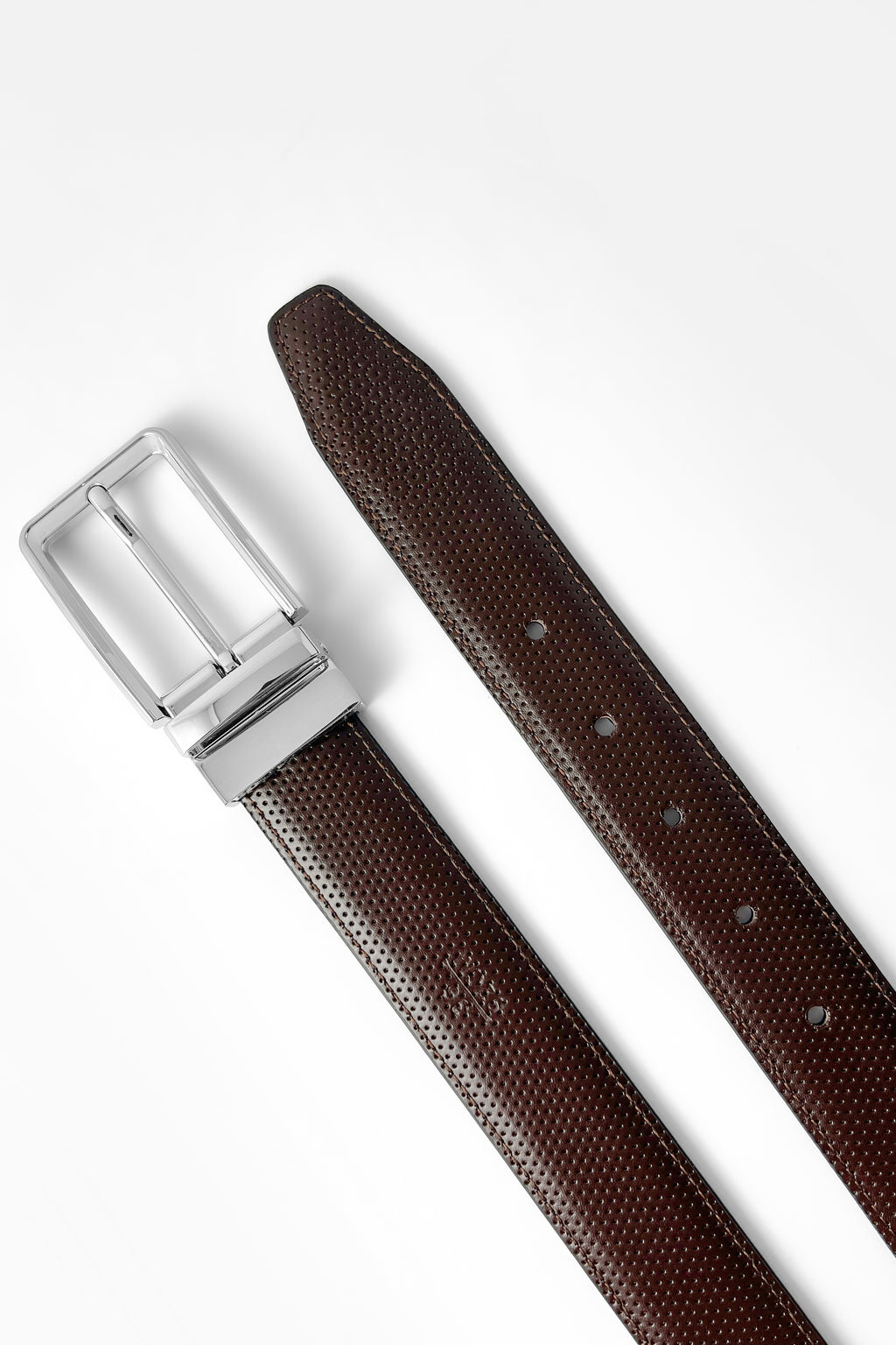 Silver dot Reversible Belt