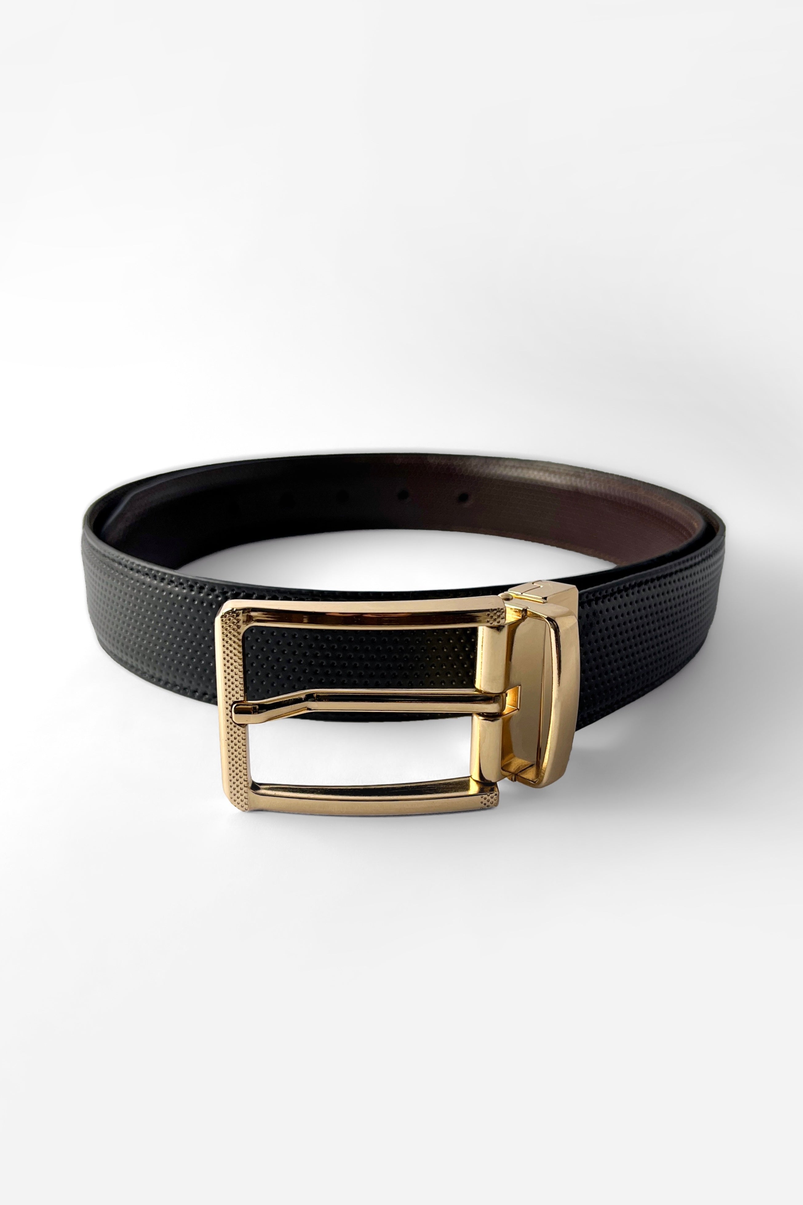 Gold dot Reversible Belt