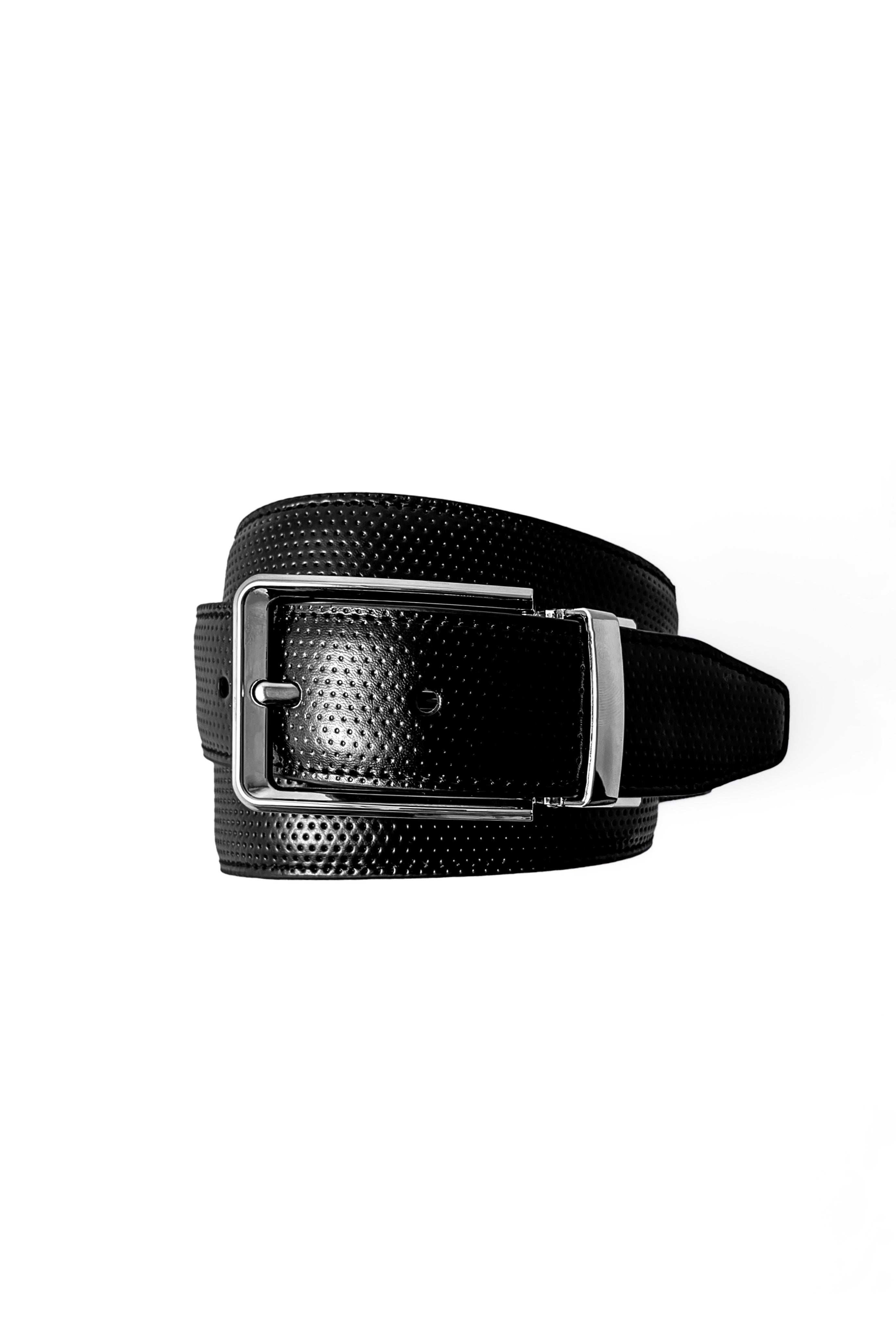 Silver dot Reversible Belt