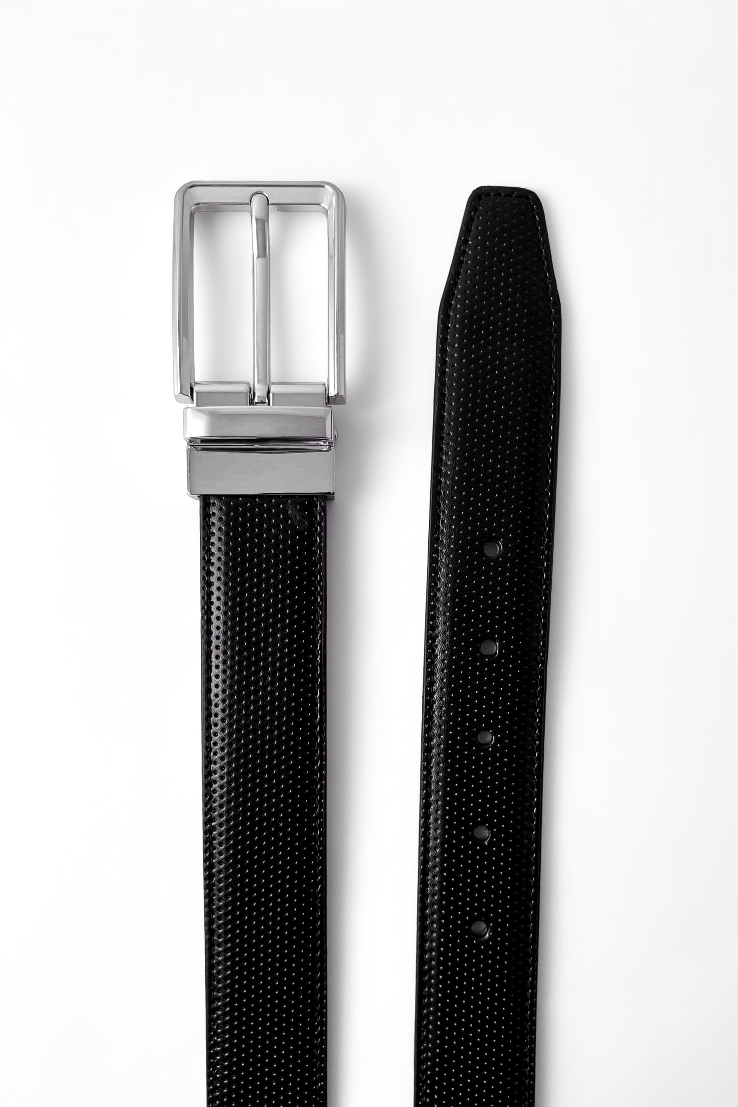 Silver dot Reversible Belt