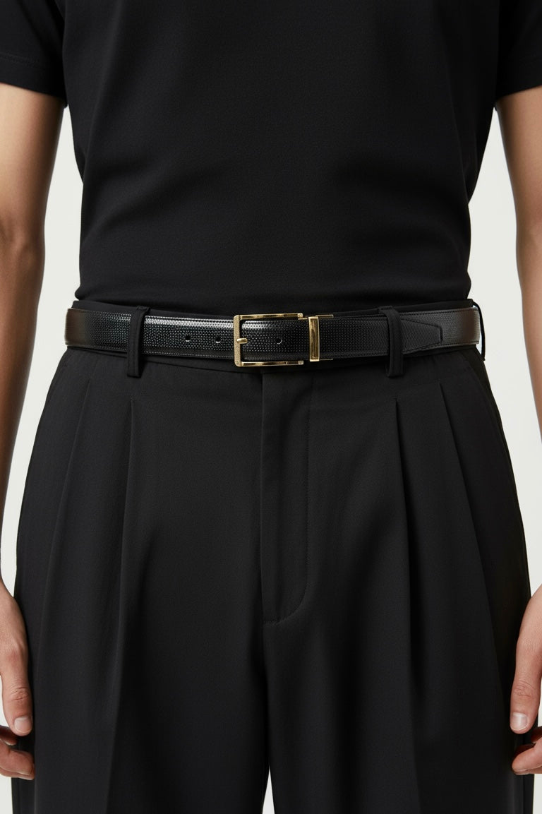 Gold dot Reversible Belt