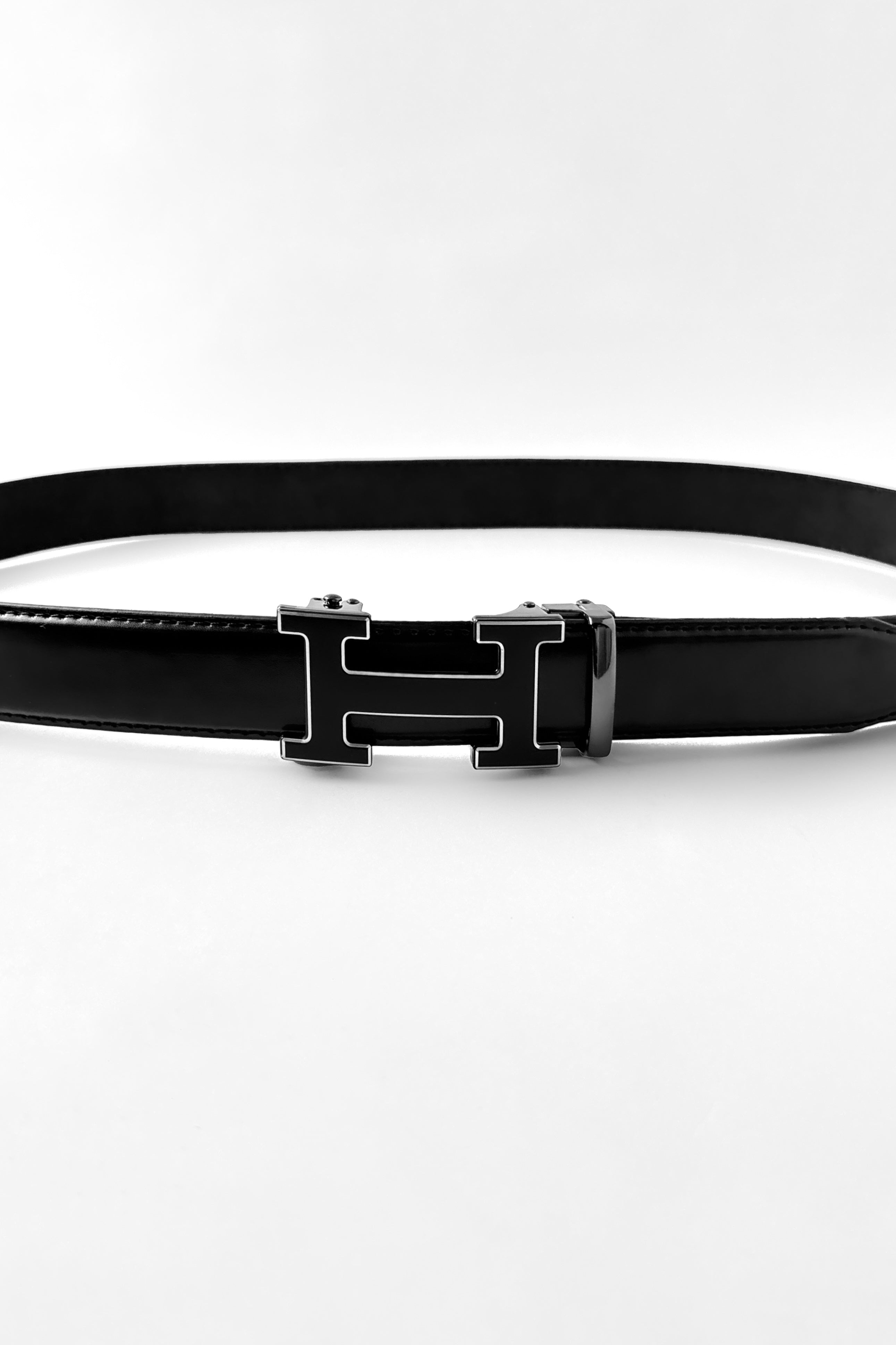 Matte Charcoal Black Auto Lock Belt